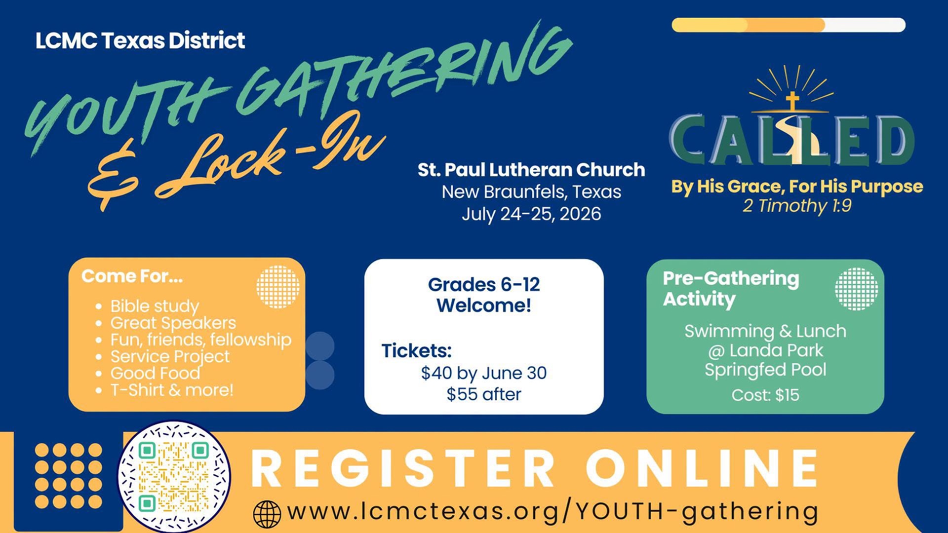 Youth Gathering & Lock-In at St. Paul Lutheran Church