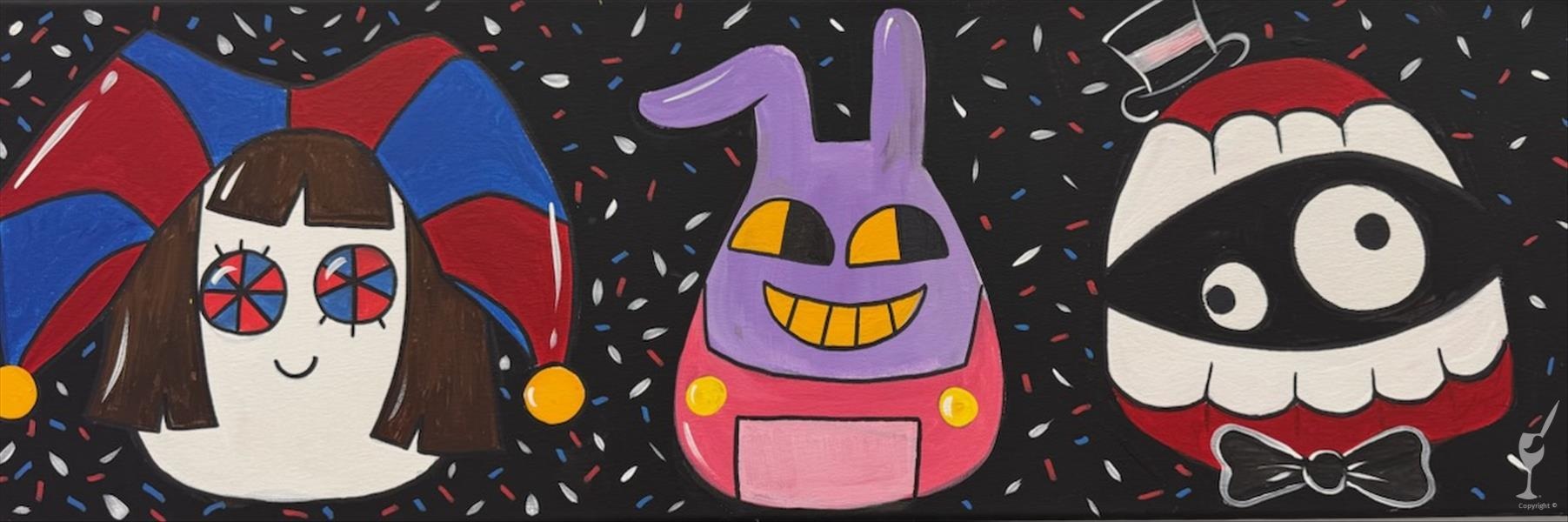 Big Top Friends Squishies! at Painting with a Twist