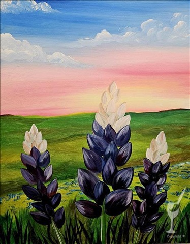 Bluebonnet Countryside at Painting With A Twist