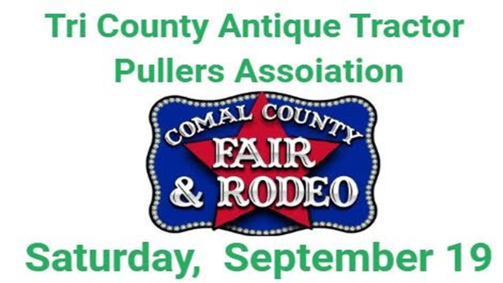 Comal Tractor Pull at Comal County Fair