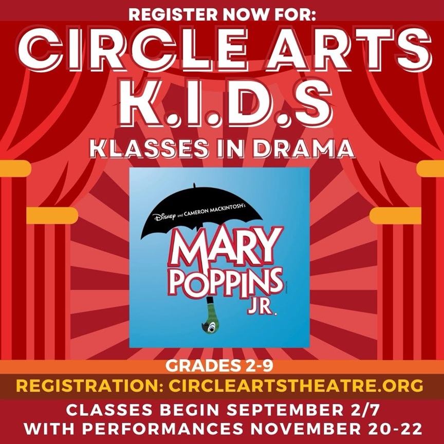 Klasses in Drama – Fall 2026 at Circle Arts Theatre