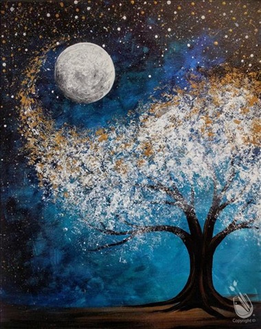 Midnight Glow at Painting With A Twist