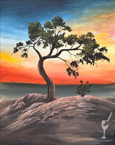The Lonely Tree at Painting With A Twist