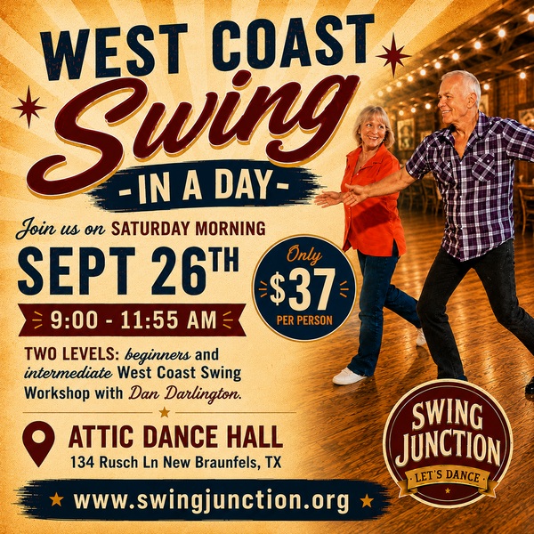 West Coast Swing – Workshop for Beginners & Intermediate at NB Dance & Company