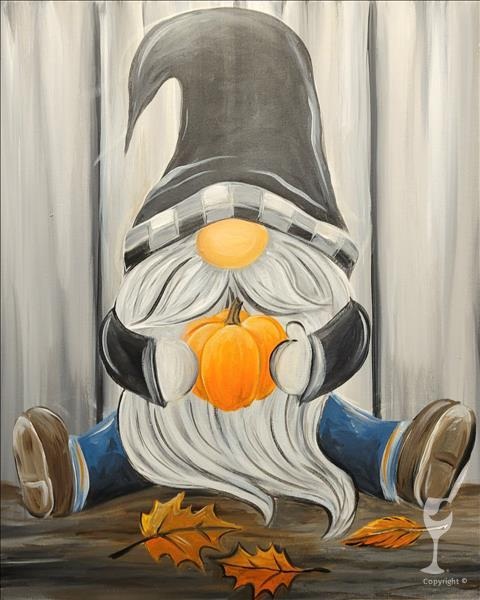 Autumn Gnome at Painting With A Twist