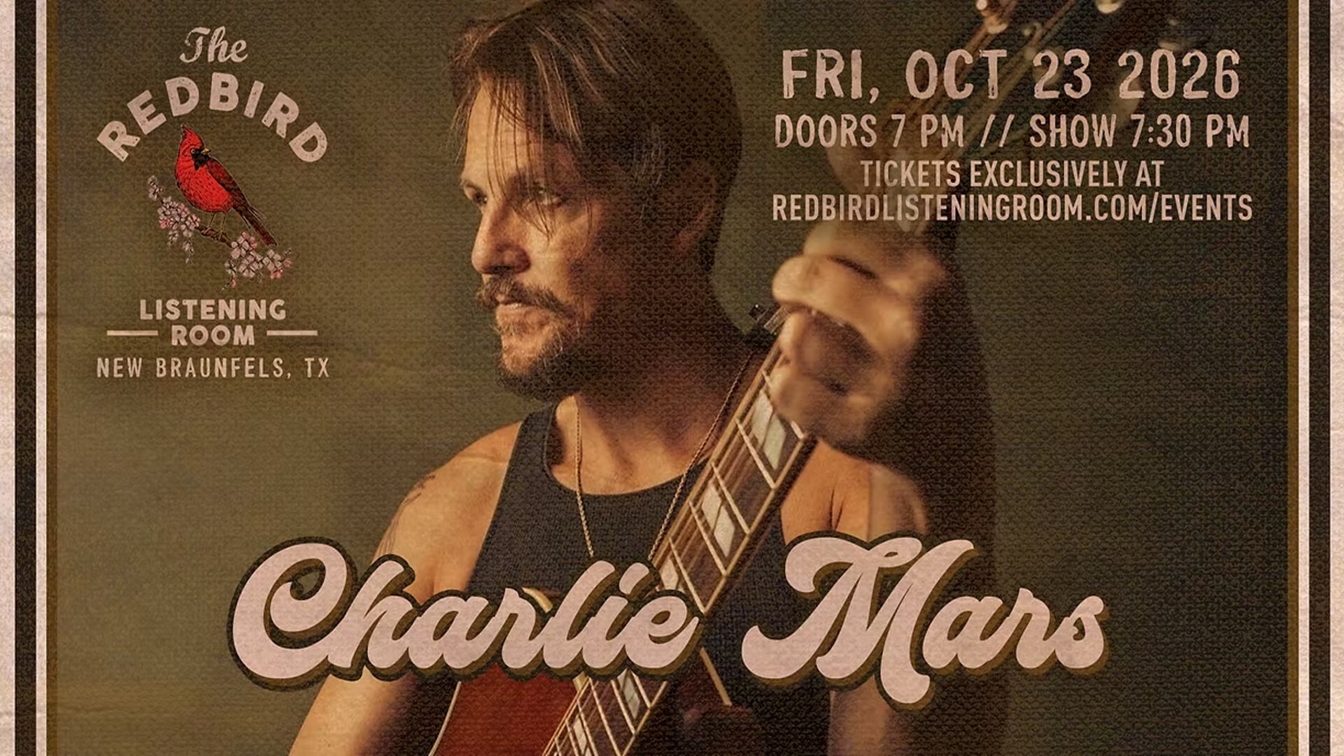 Charlie Mars at The Redbird Listening Room