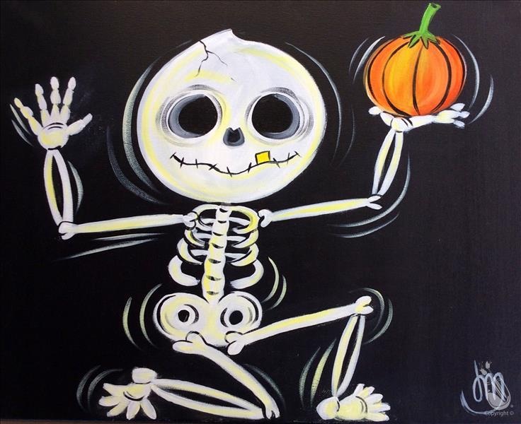Family Time — Halloween Skeleton at Painting With A Twist