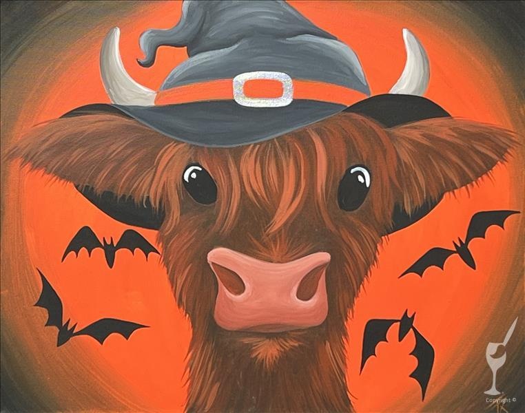 Family Time — Spooky Highland at Painting with a Twist