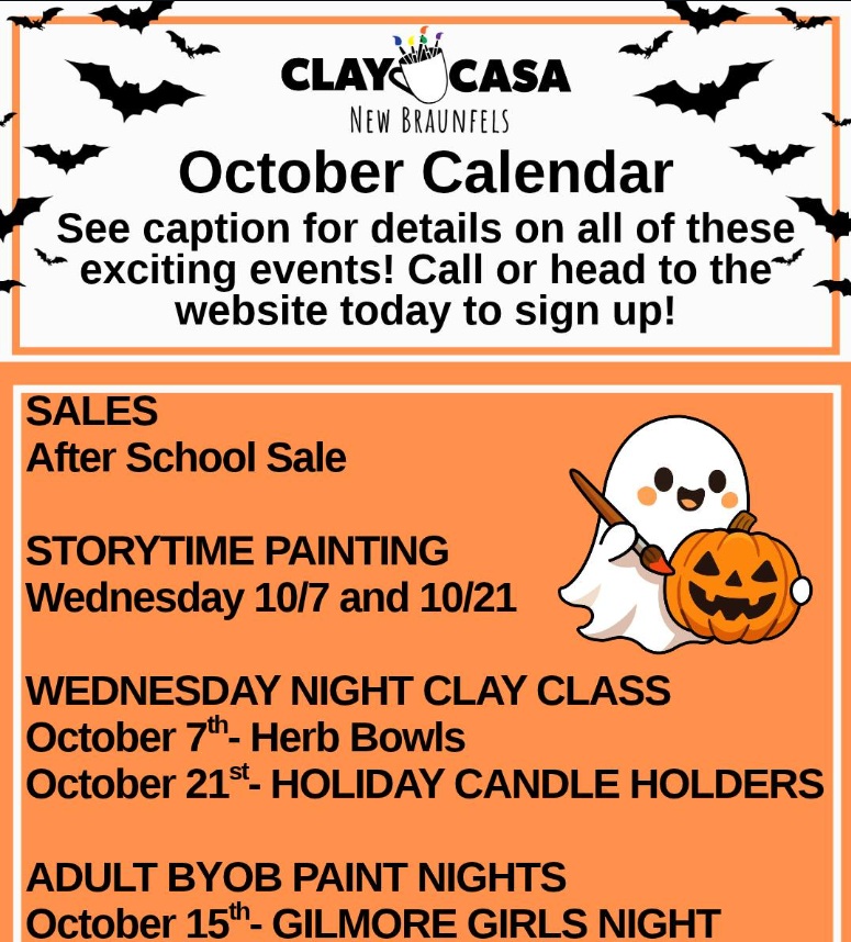 Gilmore Girls Night at Clay Casa New Braunfels
