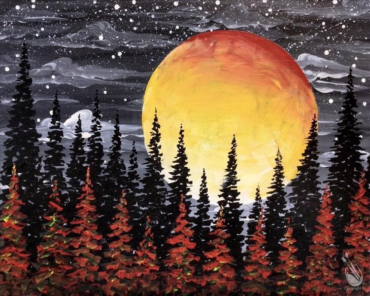 Harvest Moon Forest - Copper at Painting With A Twist