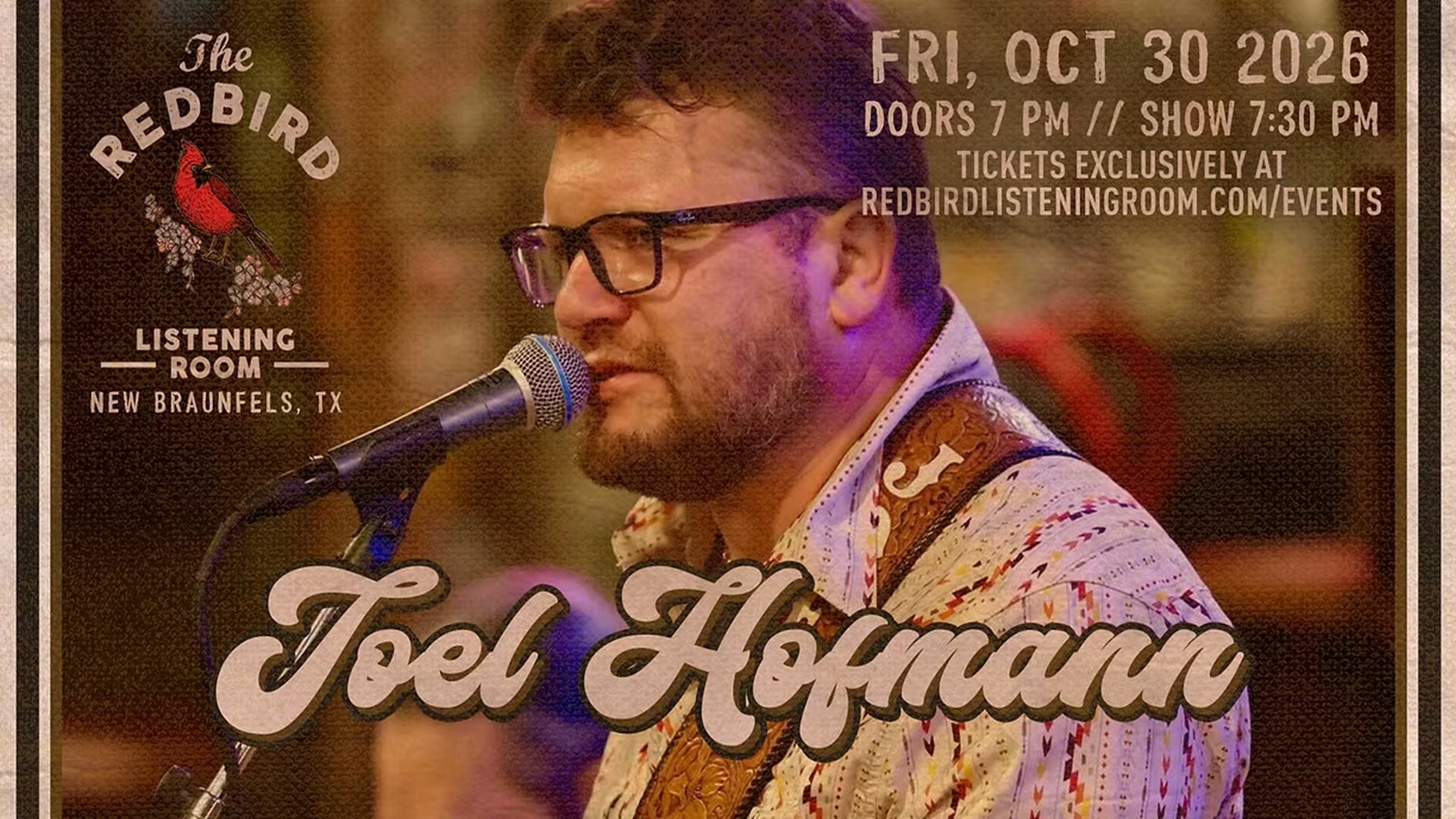 Joel Hofmann at The Redbird Listening Room