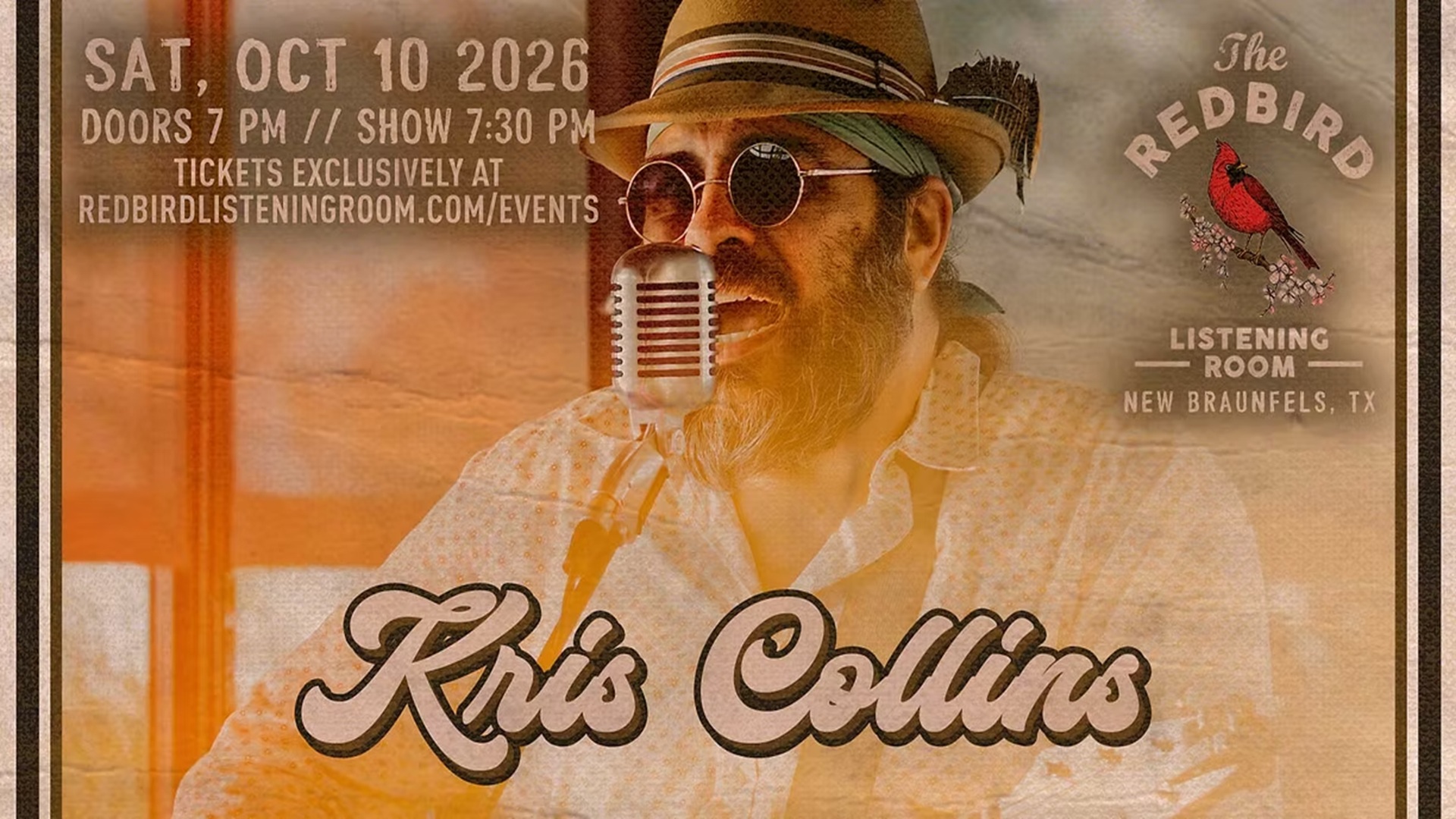 Kris Collins at The Redbird Listening Room