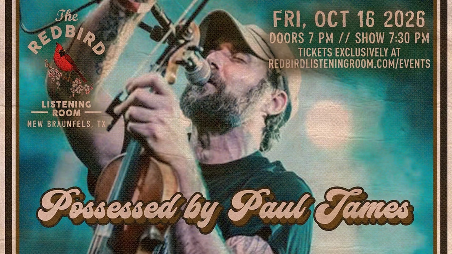 Possessed by Paul James at The Redbird Listening Room