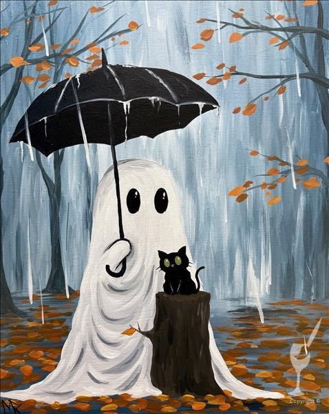 Rainy Day Boos at Painting With A Twist