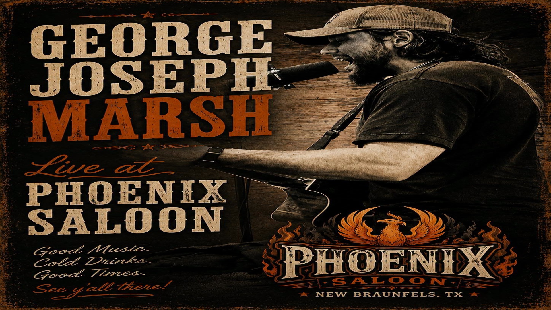 Saturday Afternoon Live with George Joseph Marsh at The Phoenix Saloon