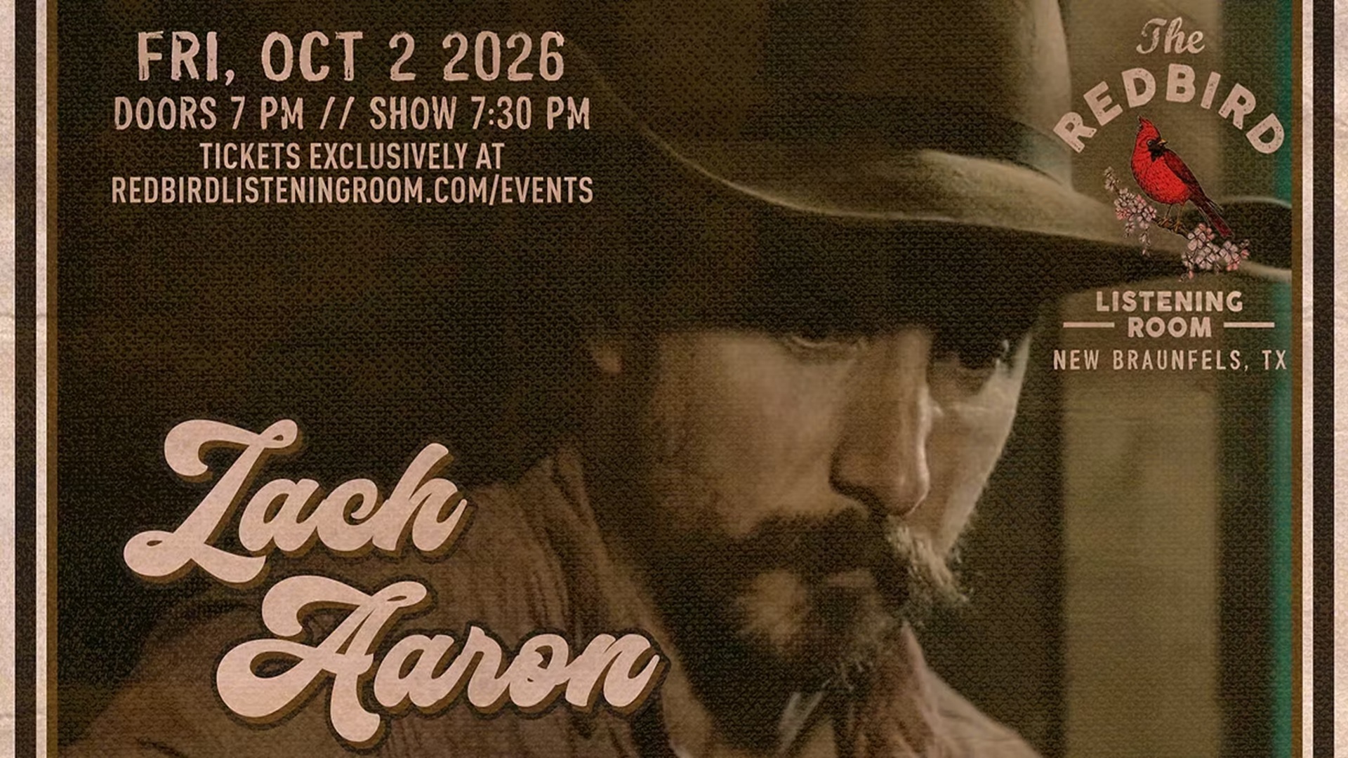 Zach Aaron at The Redbird Listening Room