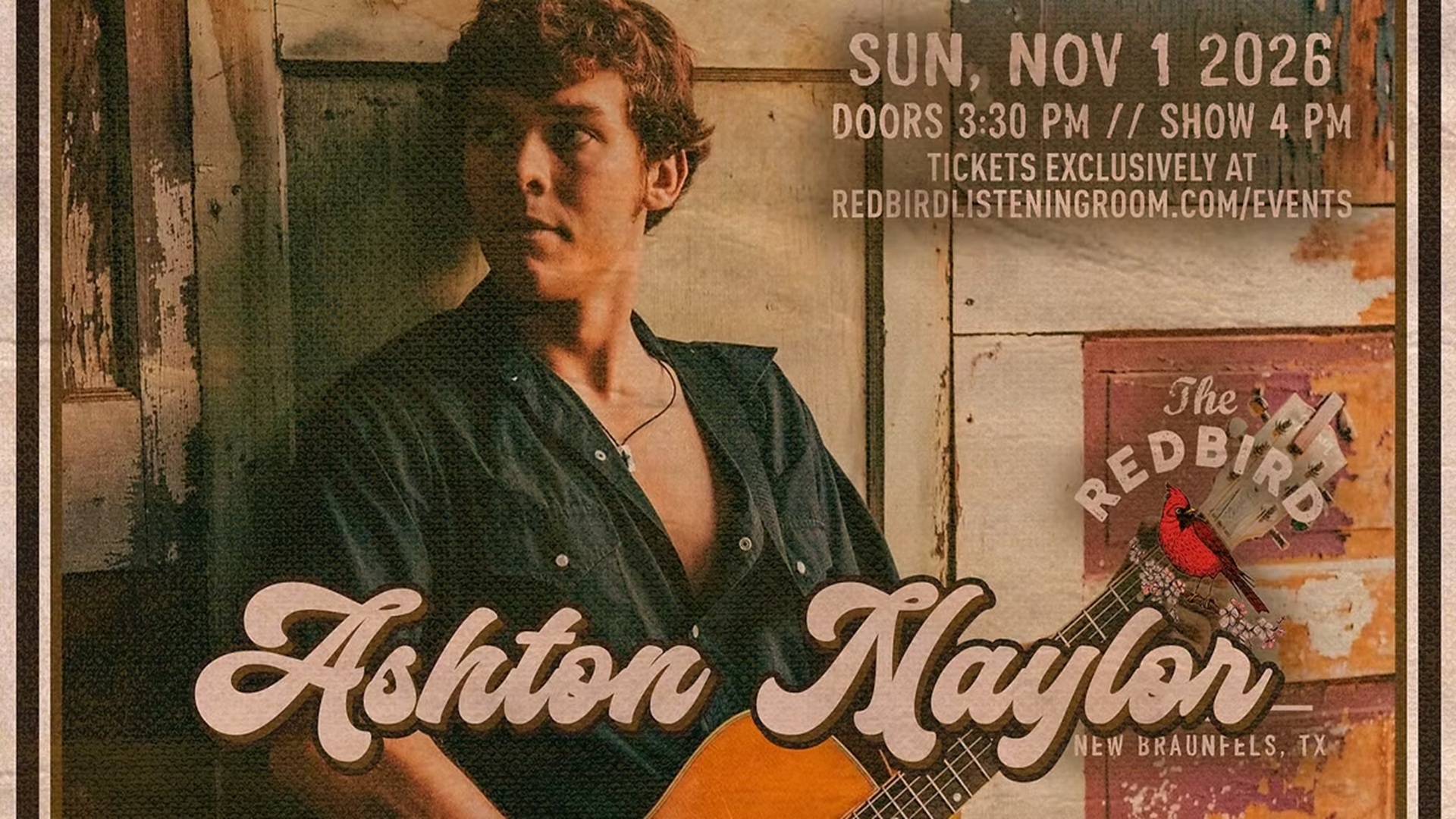 Ashton Naylor at The Redbird Listening Room
