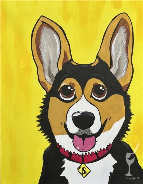 Cartoon Paint Your Pet for Kids at Painting With A Twist