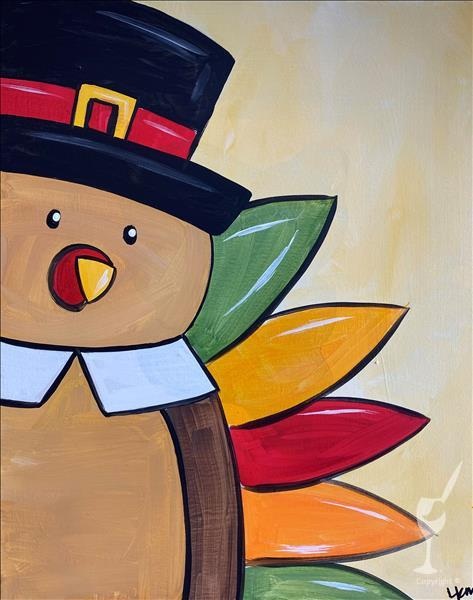 Family Time: Peekaboo Turkey at Painting With A Twist