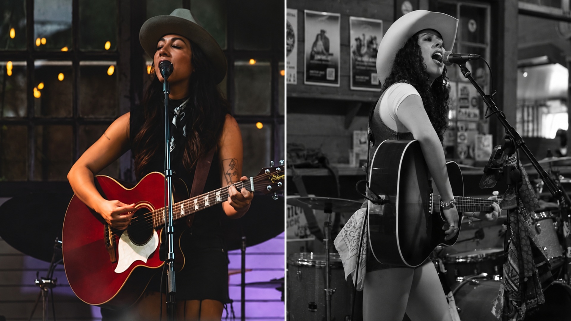 Hannah Swann with Elysha LeMaster at Cowboys & Cadillacs